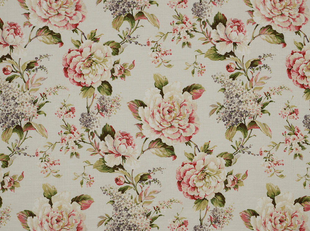 Veronica Woodrose 361 by Covington Fabric 55% LINEN/45% RAYON KOR Horizontal: 27 and Vertical: 25.25 55 - Fabric Carolina -