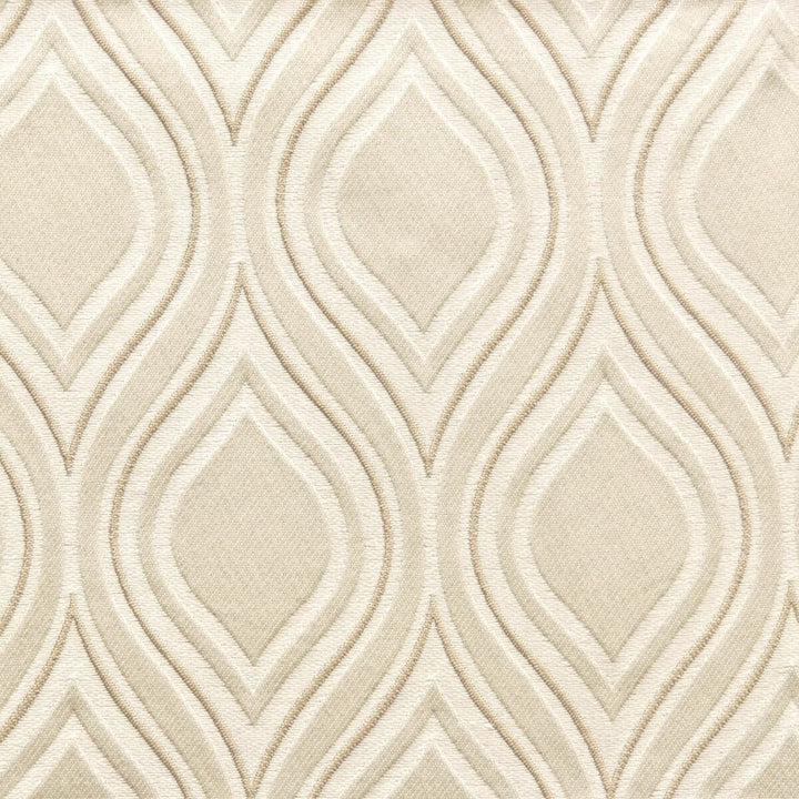 Verve 2 Bamboo by Stout Fabric Color My Window Alabaster/Parchment 100% Polyester INDIA Horizontal: 3.375 and Vertical: 6.125 54 in - Fabric Carolina -
