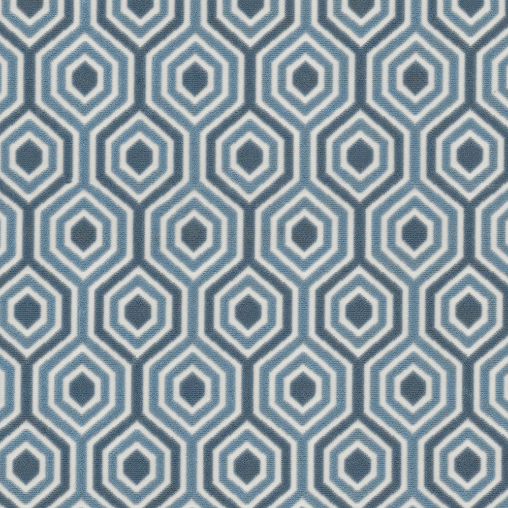 Verve 2 Bluebird by Stout Fabric Stout Fabric Verve 2 BluebirdFabric Rainbow Library Federal/Baltic 62%Pol 38%Cot India </p><p>Repeat: H: 3.375, V: 0 54 in - Fabric Carolina -