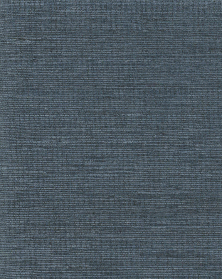 Plain Indigo Grass Wallpaper by Magnolia Home Magnolia Home 4 Covers about 72 square feet 36-in by 24-ft long roll Unpasted 0 - Fabric Carolina -