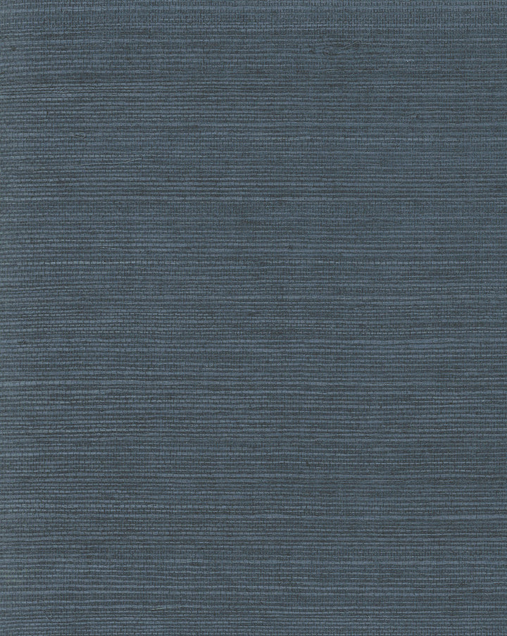 Plain Grass Sisal Grasscloth Blue Wallpaper by York Wallcoverings Blooms Covers about 72 square feet 36-in by 24-ft long roll Unpasted 0 - Fabric Carolina -