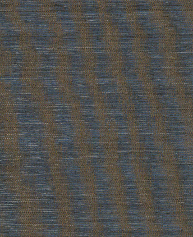 Grass Grey & Black Wallpaper by Magnolia Home Magnolia Home Covers about 72 square feet 36-in by 24-ft long roll Unpasted 0 - Fabric Carolina -