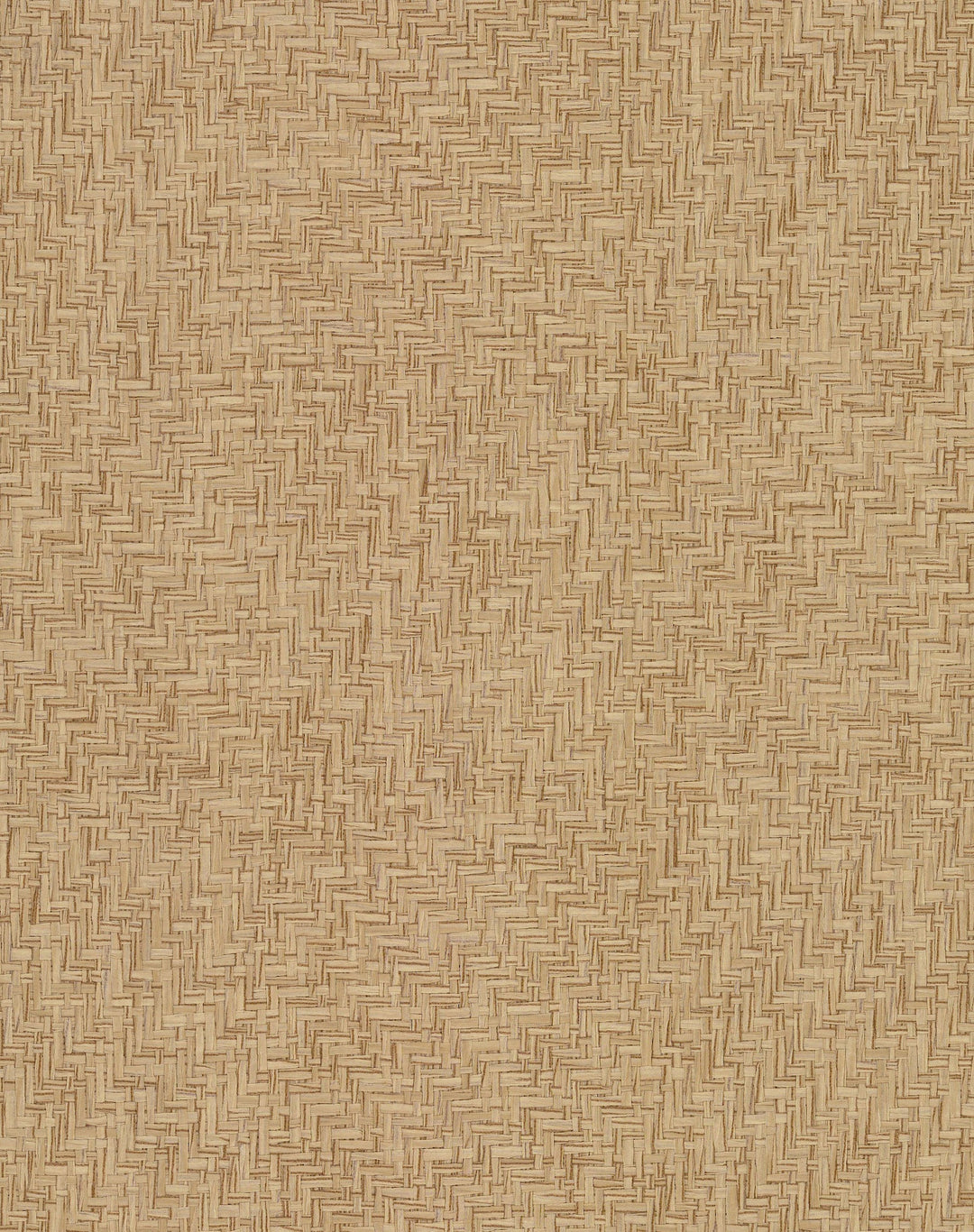 Interlocking Weave Sisal Grasscloth Brown Wallpaper by York Wallcoverings Designer