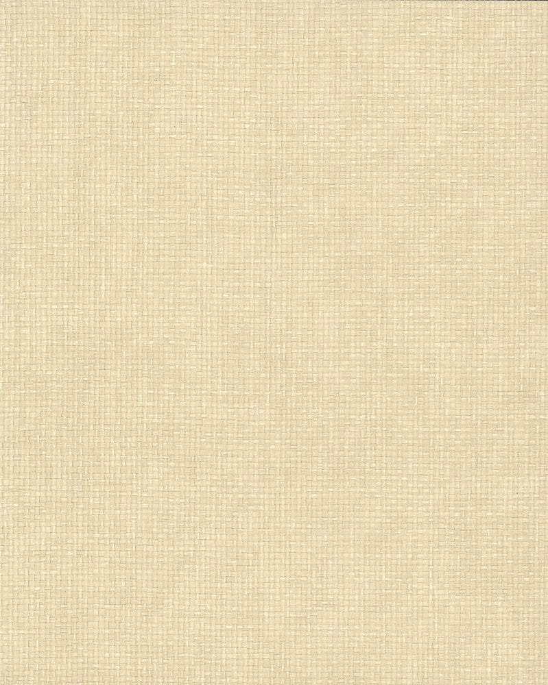Woven Crosshatch White Wallpaper by York Wallcoverings Grasscloth II Covers about 72 square feet 36-in by 24-ft long roll Unpasted 0 - Fabric Carolina -
