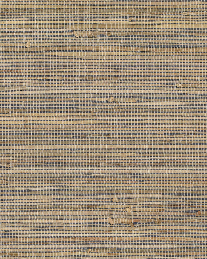 Knotted Grass Brown Wallpaper by York Wallcoverings Designer