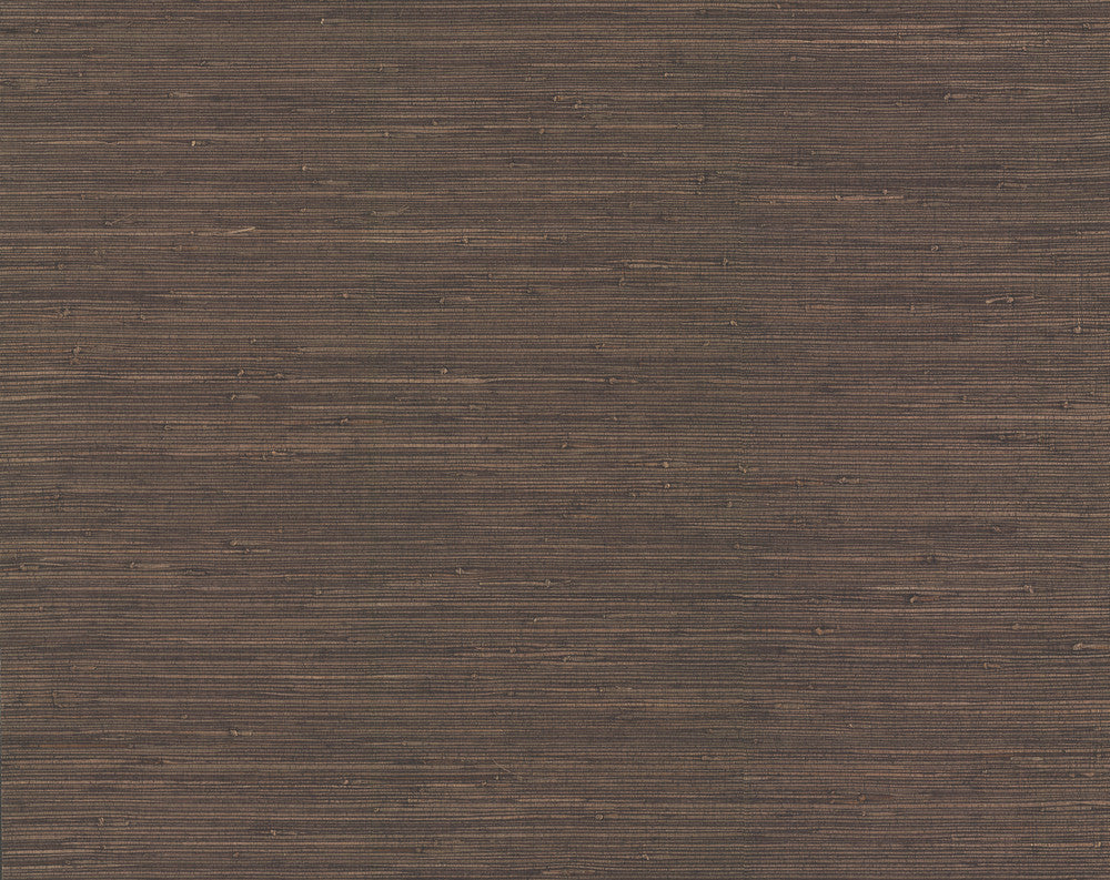 Knotted Grass Brown Wallpaper by York Wallcoverings Grasscloth II Covers about 72 square feet 36-in by 24-ft long roll Unpasted 0 - Fabric Carolina -