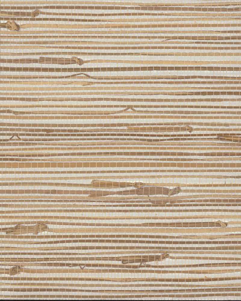 Wide Knotted Grass Metallic Wallpaper by York Wallcoverings Grasscloth by York II Covers about 72 square feet 36-in by 24-ft long roll Unpasted 0 - Fabric Carolina -