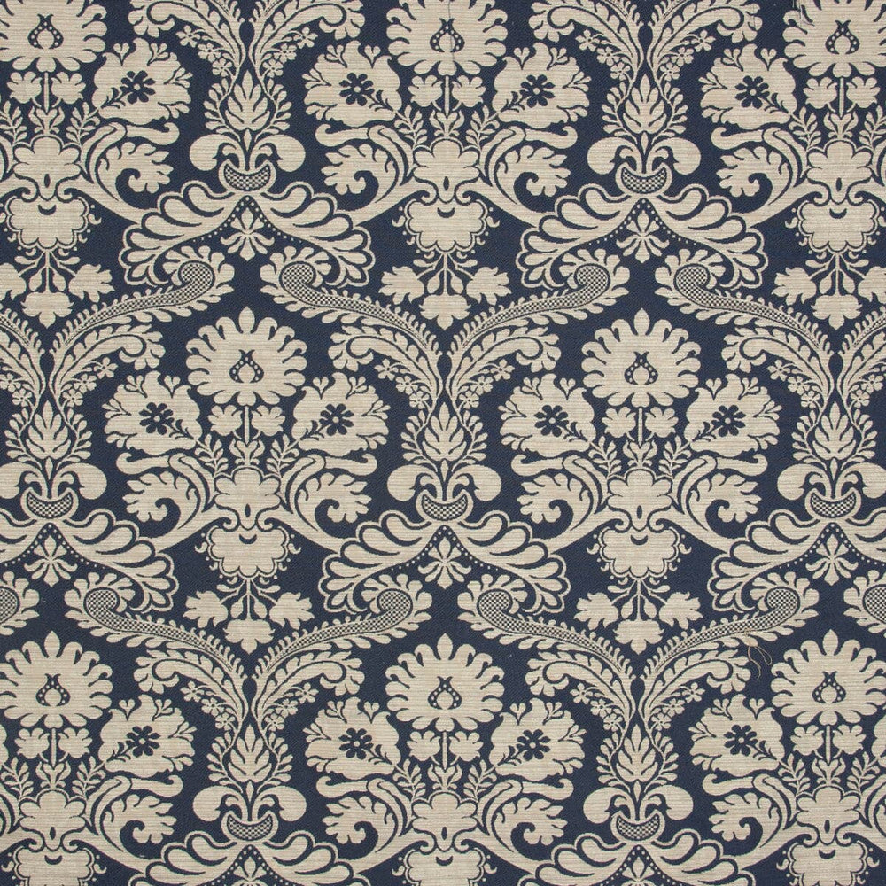 Vines 2 Navy by Stout Designer Fabric RAINBOW LIBRARY BLUEBIRD/INDIGO 60%SVI 40%POL USA FLAME RETARDANT-UFAC CLASS 2 WYZENBEEK 15 000 DOUBLE RUB WEAR TEST (HEAVY DUTY) </p><p>Repeat: 22 54 in - Swanky Fabrics -
