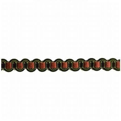 Virginia 53 Licorice by Stout Trim ART OF DESIGN BRAIDS/GIMP/BORDER 54%SVI 24%NYL 22%COT CHINA Horizontal: 0 and Vertical: 0 0.5 in - Fabric Carolina -