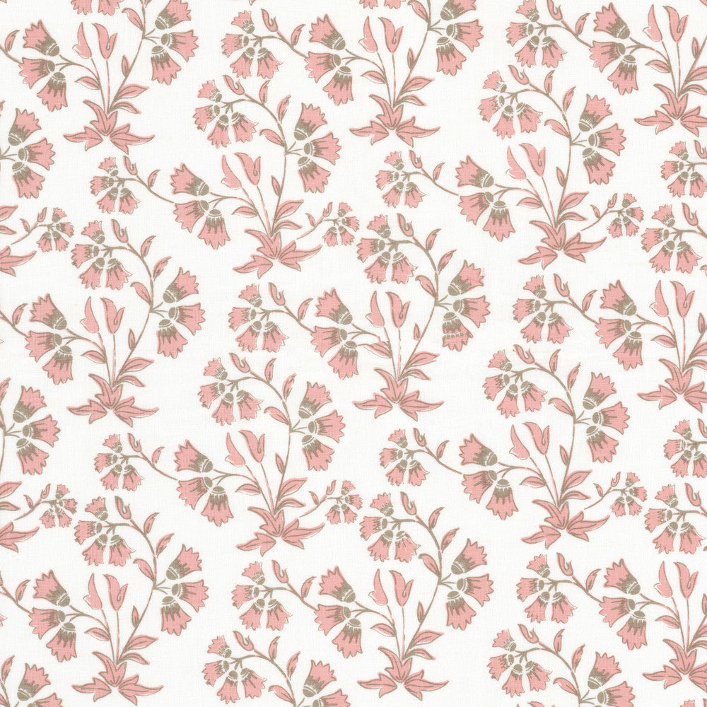 Vivian 3 Petal by Stout Fabric Stout Fabric Vivian 3 PetalFabric Comfortable Living Blossom/Sienna 54%Lin 46%Cot India </p><p>Repeat: H: 7.5, V: 0 52 in - Fabric Carolina -
