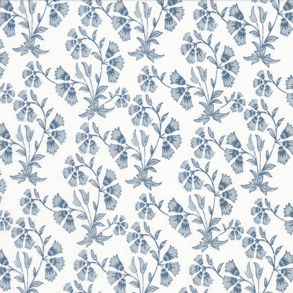 Vivian 4 Azure by Stout Fabric Stout Fabric Vivian 4 AzureFabric Comfortable Living Moonstone/Sapphire 54%Lin 46%Cot India </p><p>Repeat: H: 7.5, V: 0 52 in - Fabric Carolina -