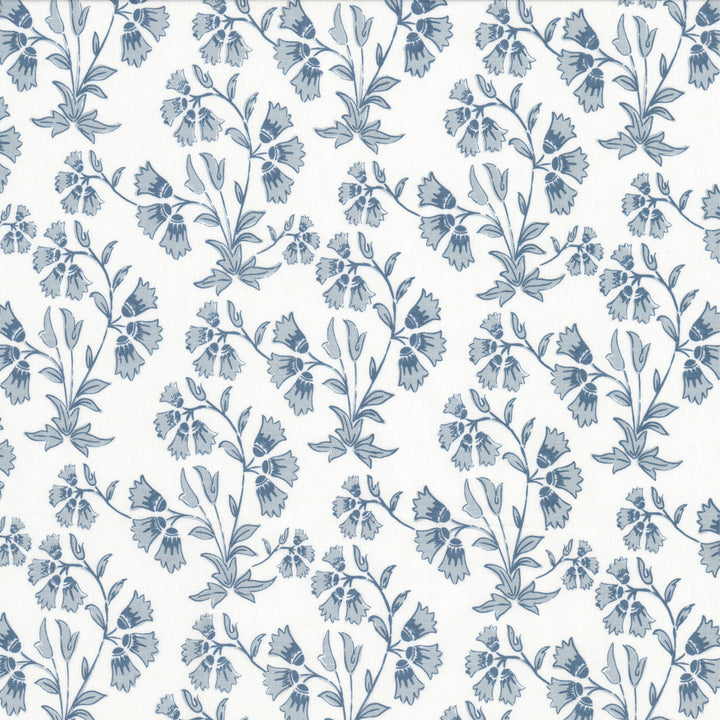 Vivian 4 Azure by Stout Fabric Stout Fabric Vivian 4 AzureFabric Comfortable Living Moonstone/Sapphire 54%Lin 46%Cot India </p><p>Repeat: H: 7.5, V: 0 52 in - Fabric Carolina -