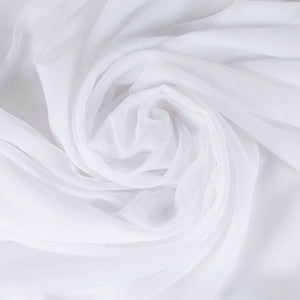 Voile 61 White by ABBEYSHEA Fabric