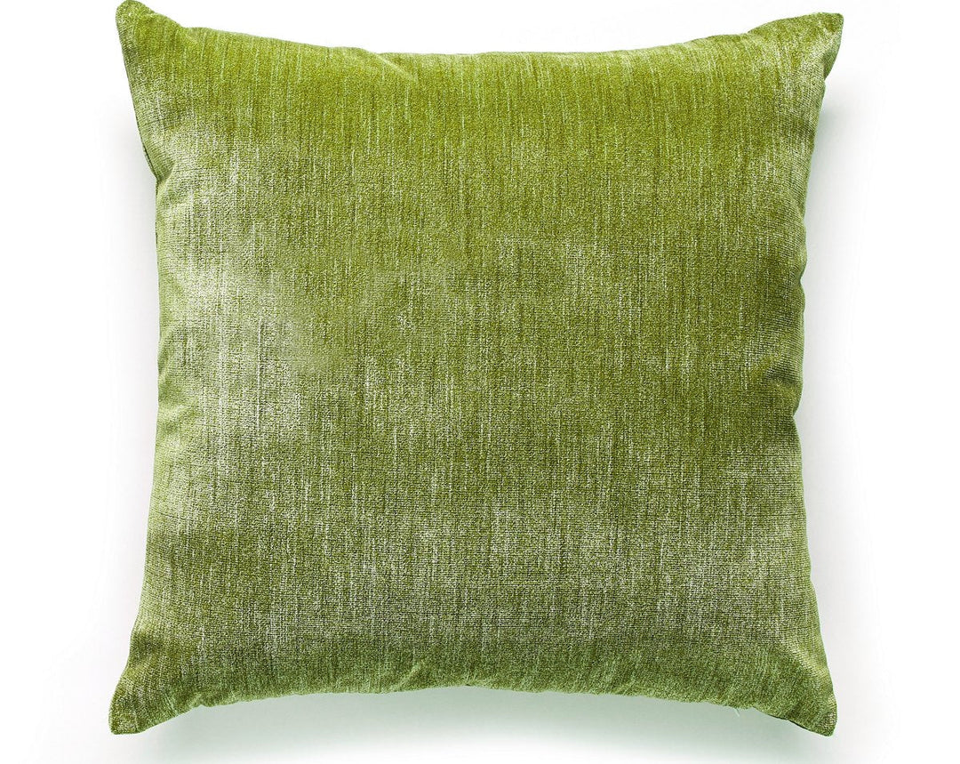 Supreme Velvet Pillow 22 X 22 - Lime VPSUPRMPILL0324 by Scalamandre Designer Pillow