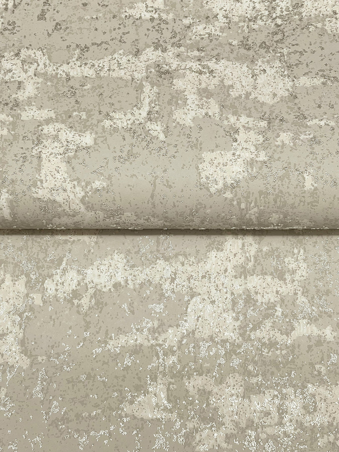 Crystal Cloud Taupe Beaded Wallpaper by Ronald Redding Designer