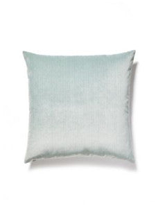 Scalamandre Pillows Strie Velvet Pillow 22 X 22 - Menthol