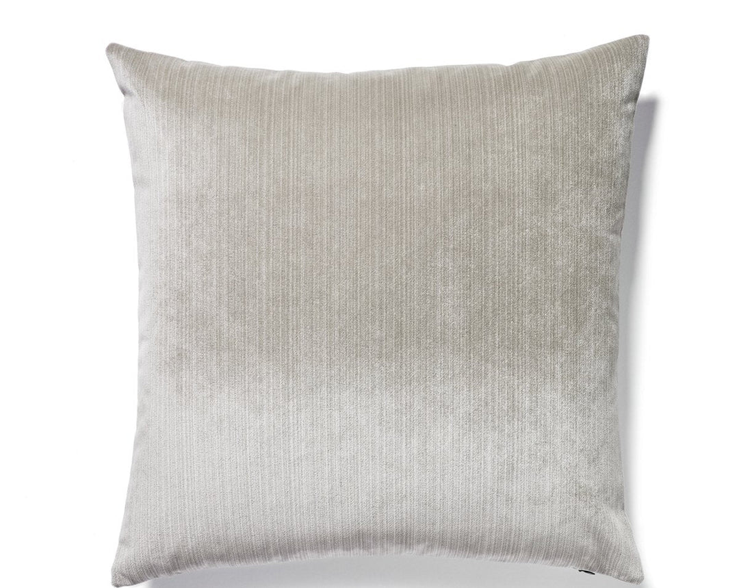Strie Velvet Pillow 22 X 22 - Dove VWSTRIEPILL0012 by Scalamandre Designer Pillow