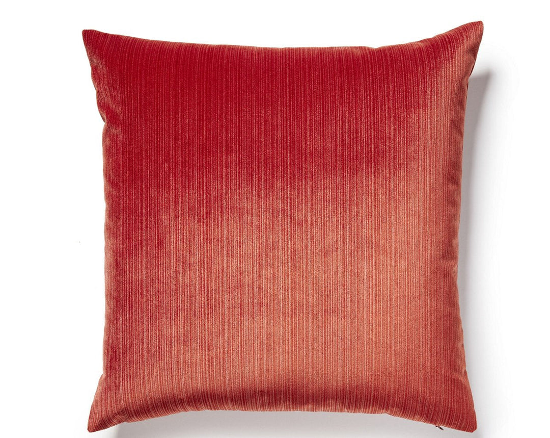 Strie Velvet Pillow 22 X 22 - Creole VWSTRIEPILL0020 by Scalamandre Designer Pillow