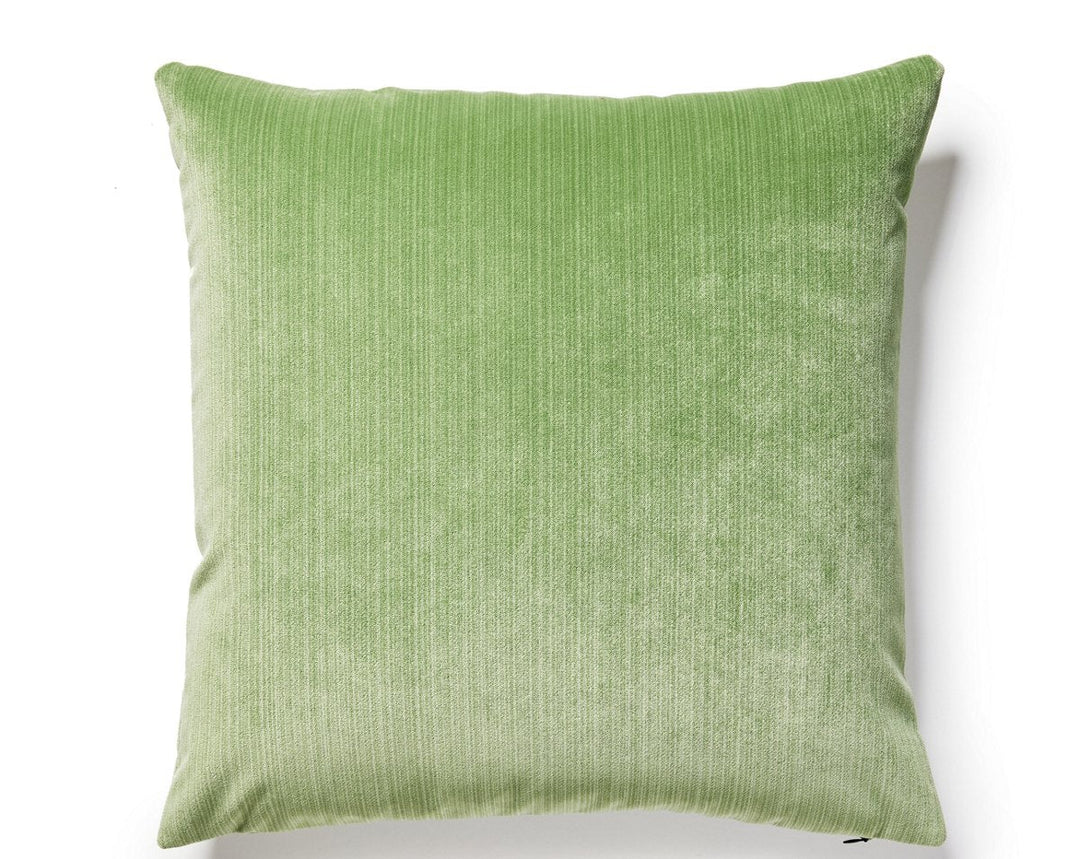 Strie Velvet Pillow 22 X 22 - Kelly VWSTRIEPILL0023 by Scalamandre Designer Pillow