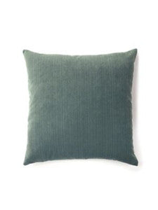 Scalamandre Pillows Strie Velvet Pillow 22 X 22 - Mineral