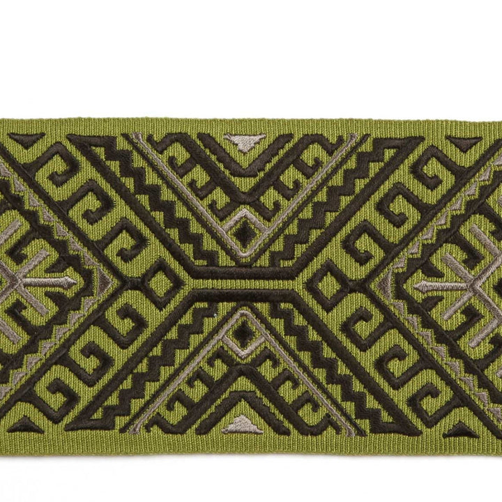 Vaduz Avocado by Europatex Fabric Tapes Galore 100% Polyester 6.25" 3.50 inches - Fabric Carolina -