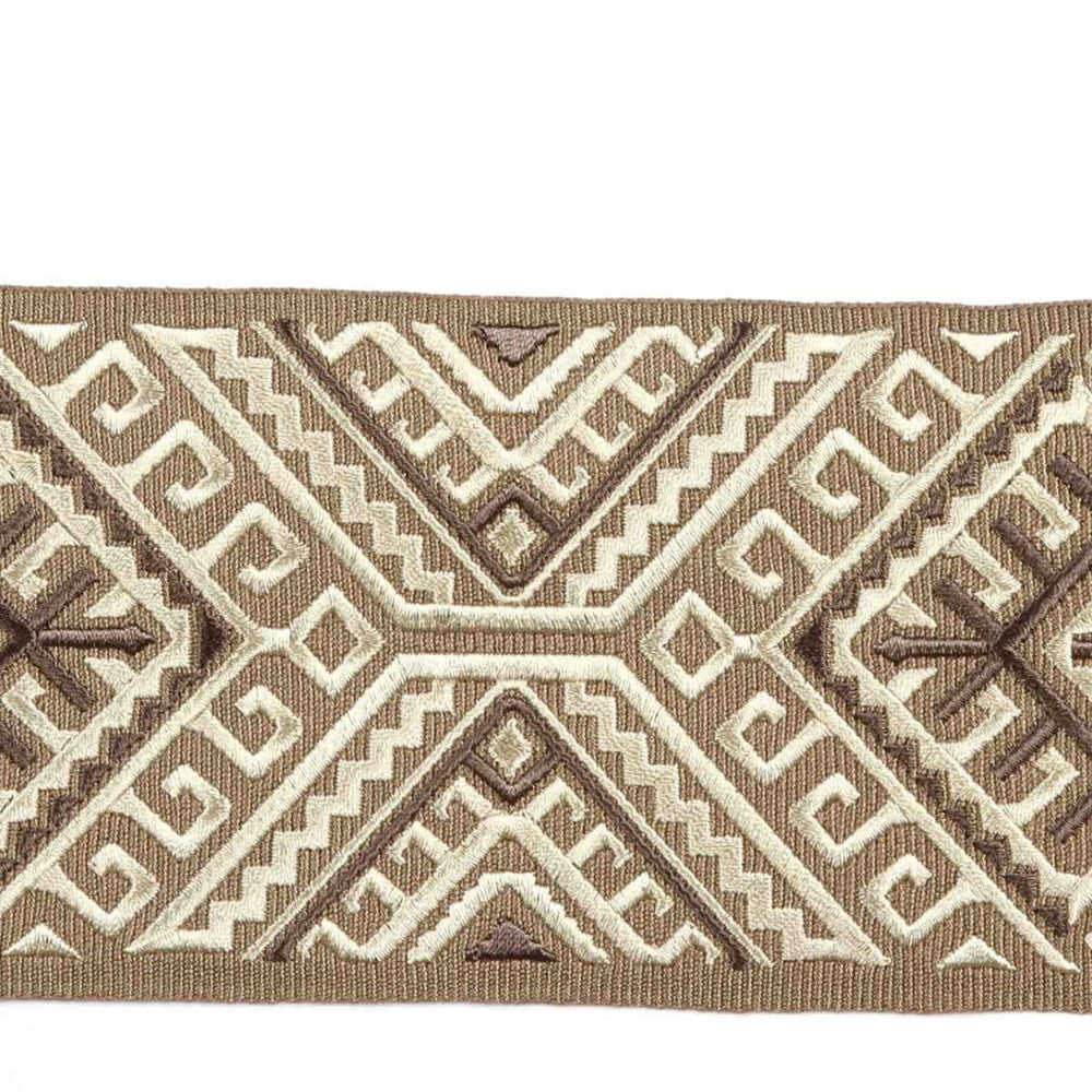 Vaduz Capuccino by Europatex Fabric Tapes Galore 100% Polyester 6.25" 3.50 inches - Fabric Carolina -