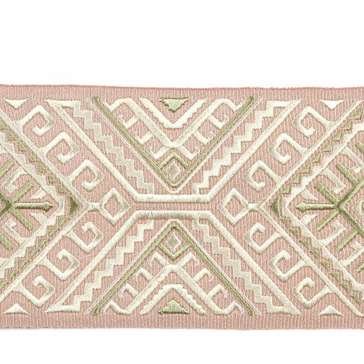 Vaduz - Petal by Europatex Designer Fabric Tapes Galore 100% Polyester China See Sample Horizontal: N/A and Vertical: N/A 3.50 inches  - Swanky Fabrics -