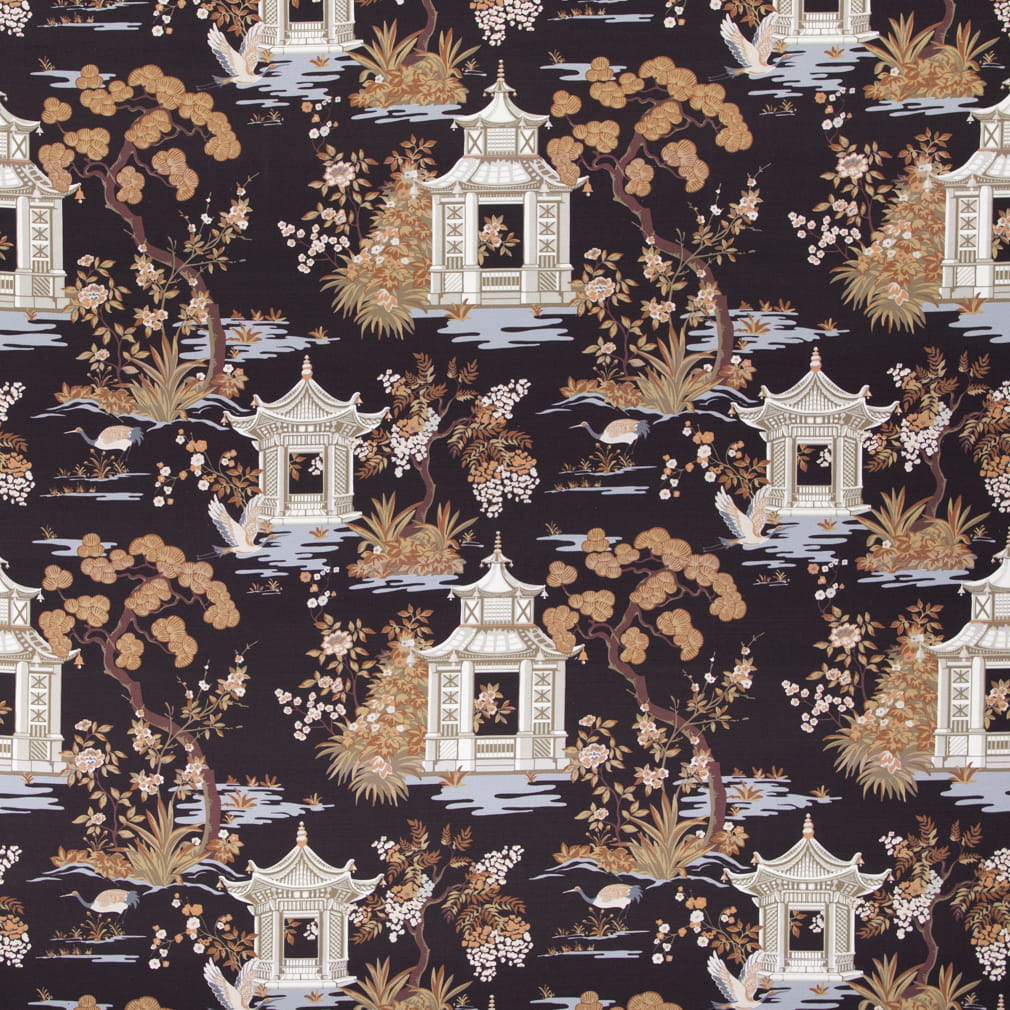Valerie Ebony A1209-03 by 29 Park Designer Fabric