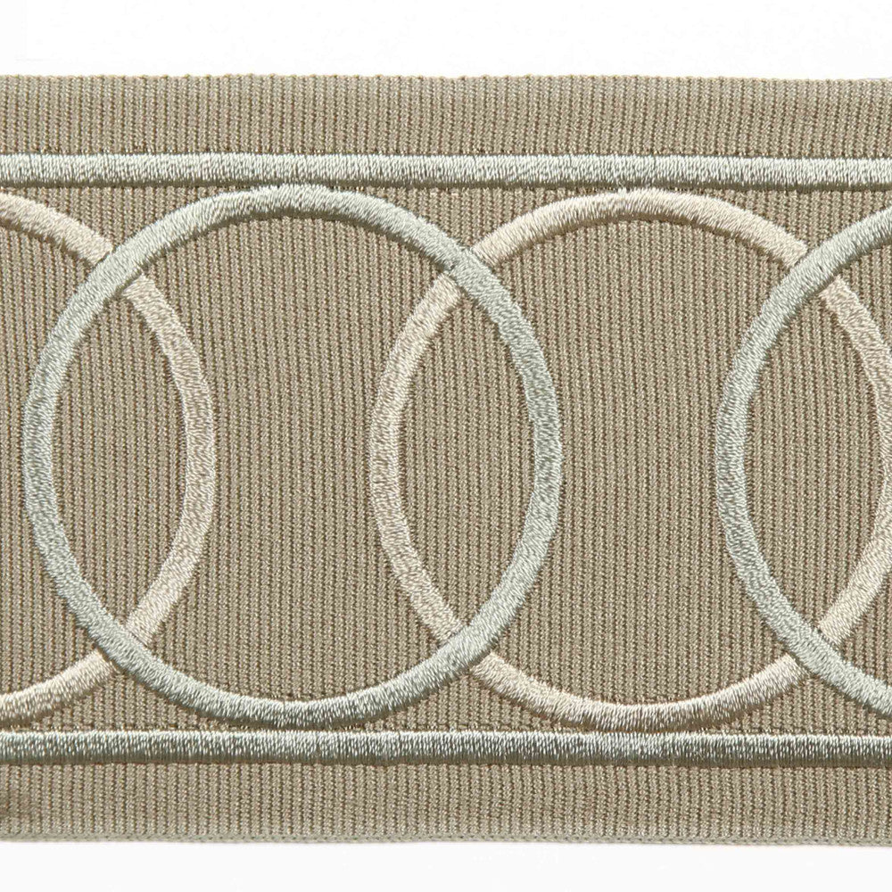 Vercelli Jute by Europatex Designer Fabric Tapes Galore 100% Polyester 3.15 inches - Swanky Fabrics -