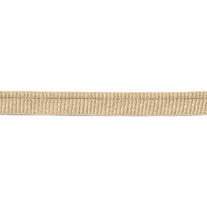 Versailles 1/4" Grosgrain Ribbon Lip Cord Biscotti by Europatex Fabric Versailles 64% Rayon, 34% Cotton, 2% Polyester 0.25 inches - Fabric Carolina -