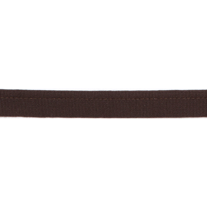 Versailles 1/4" Grosgrain Ribbon Lip Cord Chocolate by Europatex Fabric Versailles 64% Rayon, 34% Cotton, 2% Polyester 0.25 inches - Fabric Carolina -