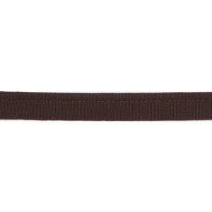 Versailles 1/4" Grosgrain Ribbon Lip Cord Chocolate by Europatex Fabric