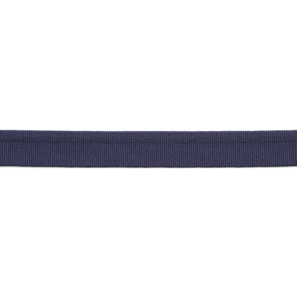 Versailles 1/4" Grosgrain Ribbon Lip Cord Indigo by Europatex Fabric Versailles 64% Rayon, 34% Cotton, 2% Polyester 0.25 inches - Fabric Carolina -