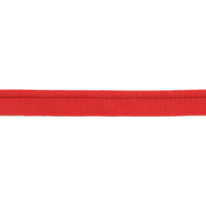 Versailles 1/4" Grosgrain Ribbon Lip Cord Red by Europatex Fabric Versailles 64% Rayon, 34% Cotton, 2% Polyester 0.25 inches - Fabric Carolina -