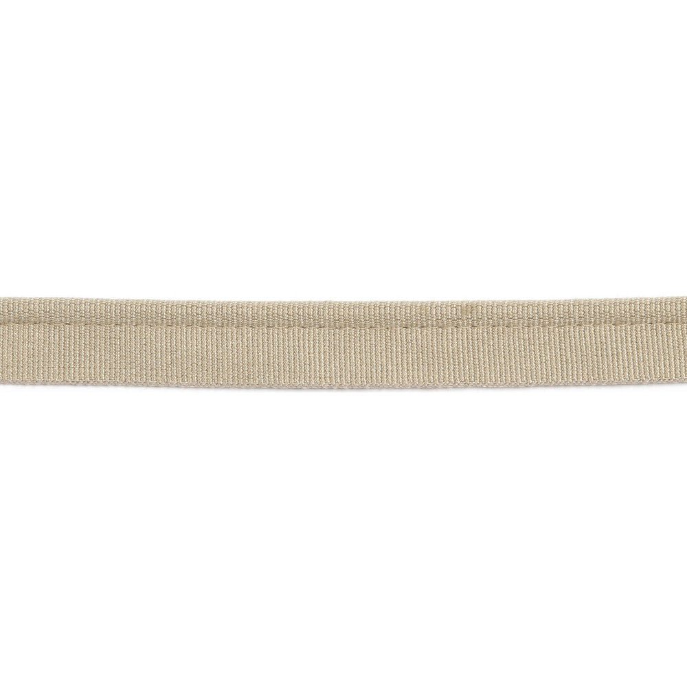 Versailles 1/4" Grosgrain Ribbon Lip Cord Sand by Europatex Fabric Versailles 64% Rayon, 34% Cotton, 2% Polyester 0.25 inches - Fabric Carolina -
