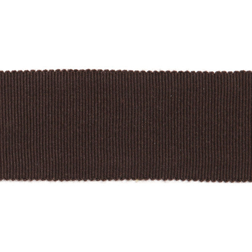 Versailles 1.5" Grosgrain Ribbon - Chocolate by Europatex Fabric Versailles 100% Rayon China See Sample Horizontal: N/A and Vertical: N/A 1.50 inches  - Fabric Carolina -