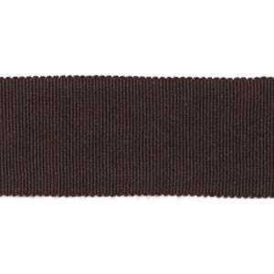 Versailles 1.5" Grosgrain Ribbon Chocolate by Europatex Fabric