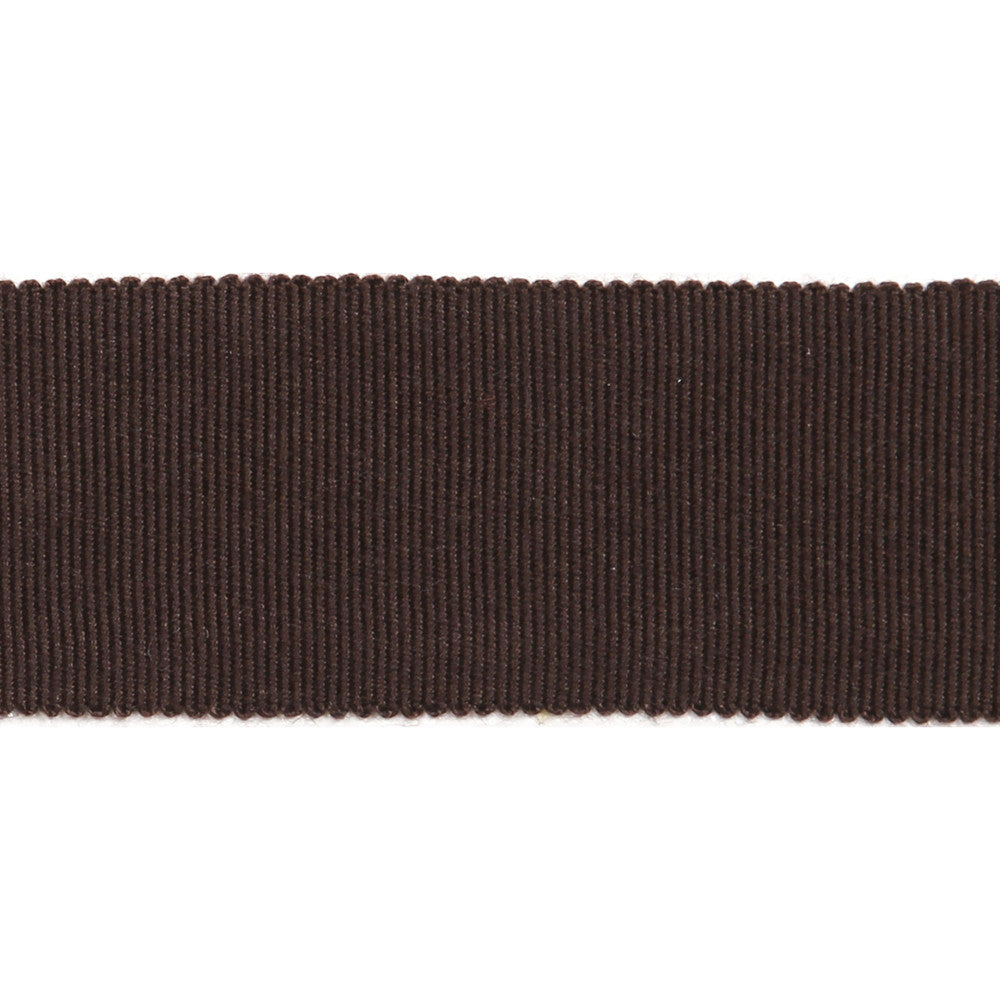 Versailles 1.5" Grosgrain Ribbon Tape Chocolate by Europatex Fabric Versailles 100% Rayon 1.50 inches - Fabric Carolina -