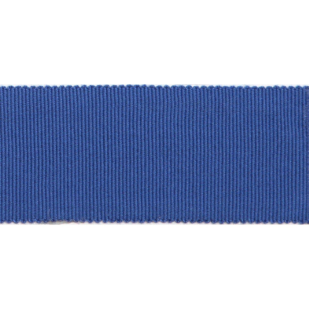 Versailles 1.5" Grosgrain Ribbon Tape Cobalt by Europatex Designer Fabric Versailles 100% Rayon 1.50 inches - Swanky Fabrics -