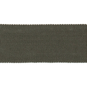 Versailles 1.5" Grosgrain Ribbon Tape Graphite by Europatex Fabric