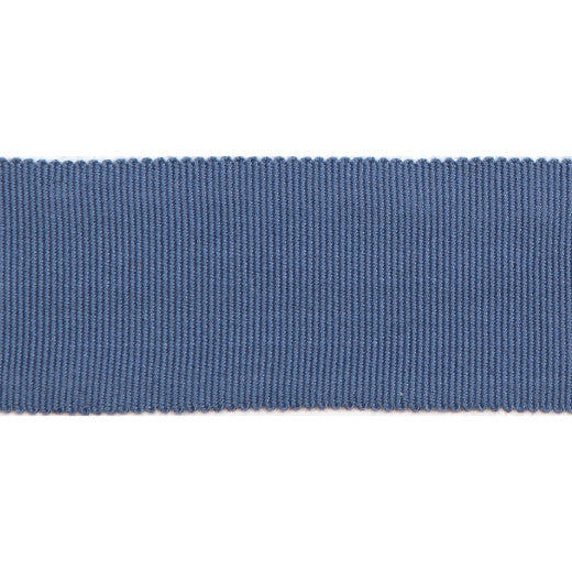Versailles 1.5" Grosgrain Ribbon - Lapis by Europatex Fabric Versailles 100% Rayon China See Sample Horizontal: N/A and Vertical: N/A 1.50 inches  - Fabric Carolina -