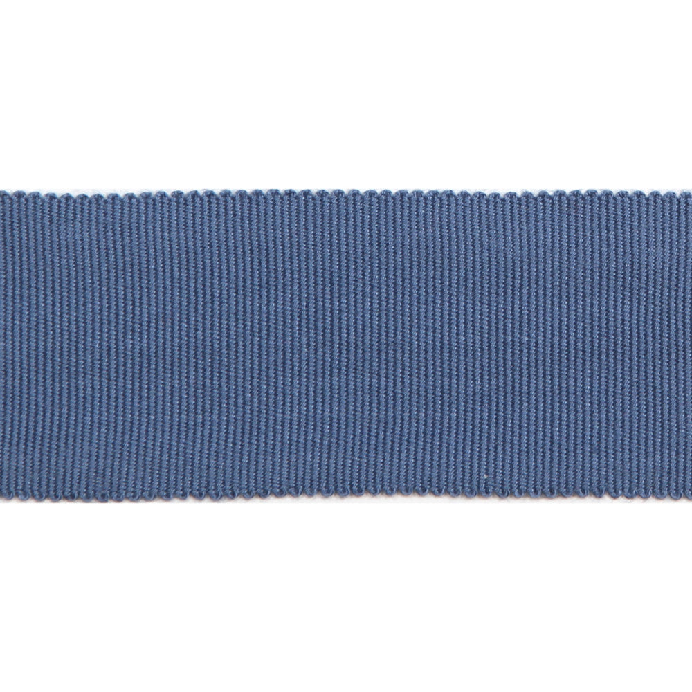 Versailles 1.5" Grosgrain Ribbon Tape Lapis by Europatex Fabric Versailles 100% Rayon 1.50 inches - Fabric Carolina -
