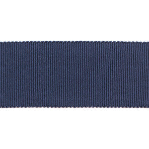 Versailles 1.5" Grosgrain Ribbon Tape Navy by Europatex Fabric