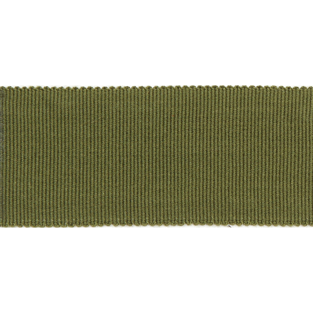 Versailles 1.5" Grosgrain Ribbon Tape Olive by Europatex Fabric Versailles 100% Rayon 1.50 inches - Fabric Carolina -