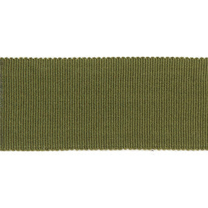 Versailles 1.5" Grosgrain Ribbon Tape Olive by Europatex Fabric
