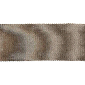 Versailles 1.5" Grosgrain Ribbon Tape Pewter by Europatex Fabric