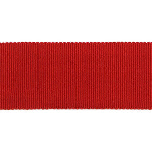 Versailles 1.5" Grosgrain Ribbon Red by Europatex Fabric
