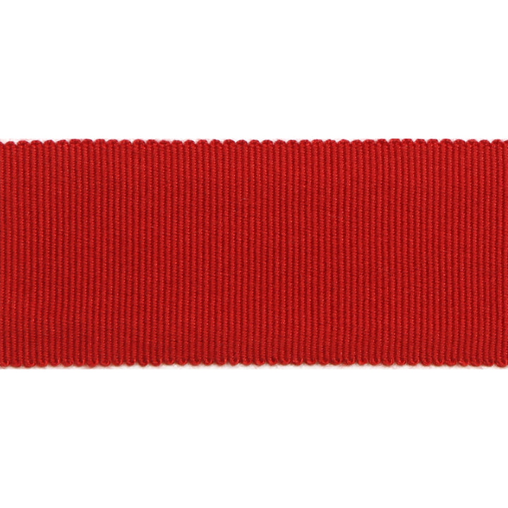 Versailles 1.5" Grosgrain Ribbon Tape Red by Europatex Fabric Versailles 100% Rayon 1.50 inches - Fabric Carolina -