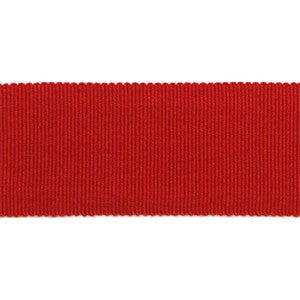 Versailles 1.5" Grosgrain Ribbon Tape Red by Europatex Fabric
