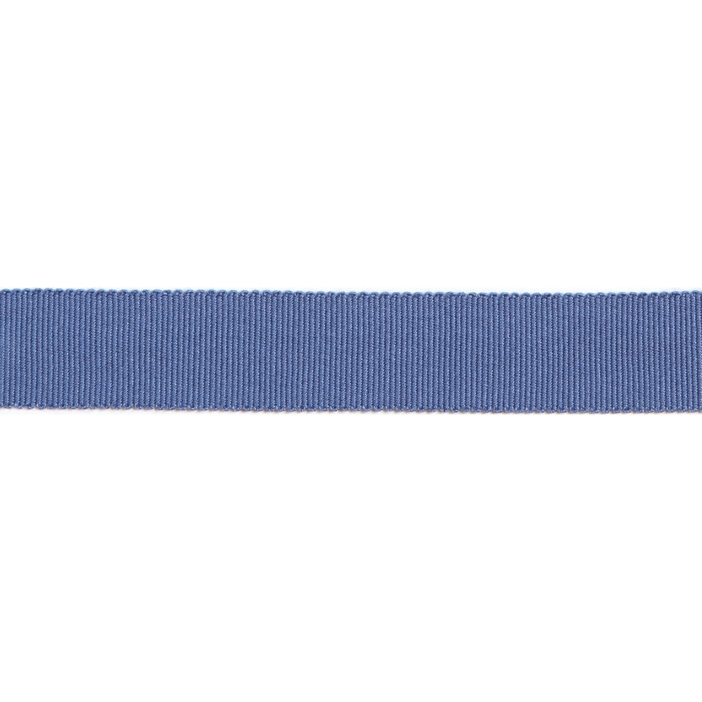 Versailles 7/8" Grosgrain Ribbon Tape Lapis by Europatex Fabric Versailles 100% Rayon 0.88 inches - Fabric Carolina -